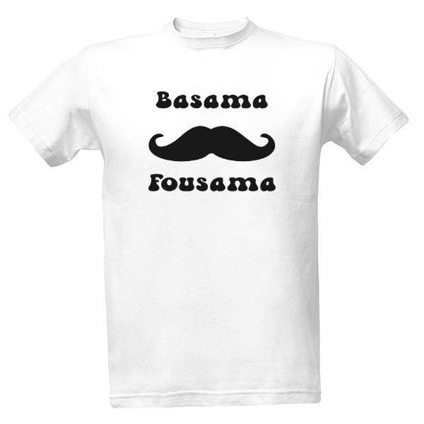 Tričko s potiskem Basama Fousama