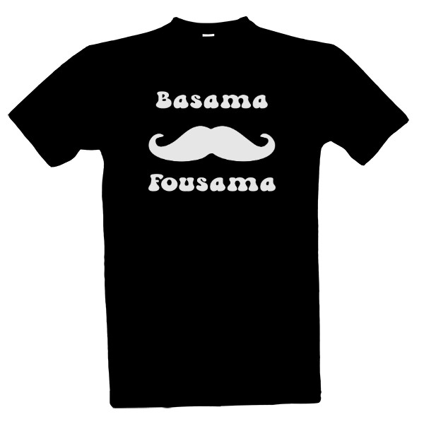 Tričko s potiskem Basama Fousama