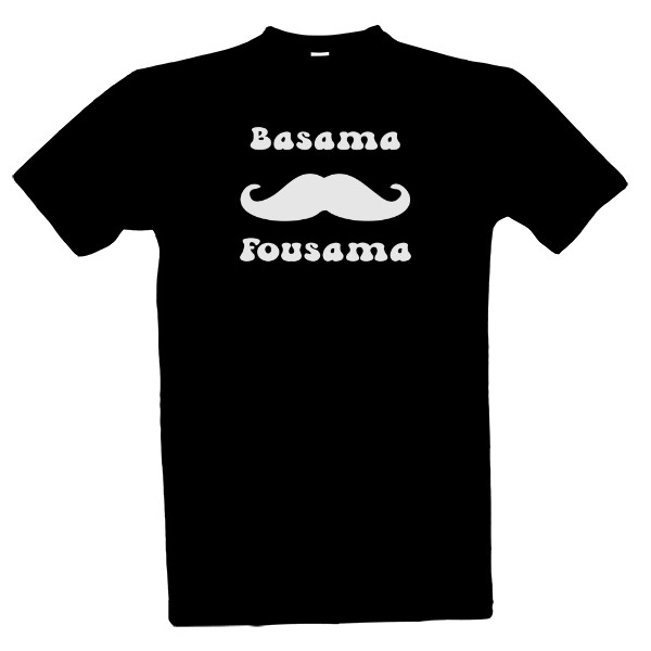 Tričko s potiskem Basama Fousama